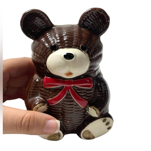 Vintage ceramic money box bear 🐻 money box. - Picture 5 of 7